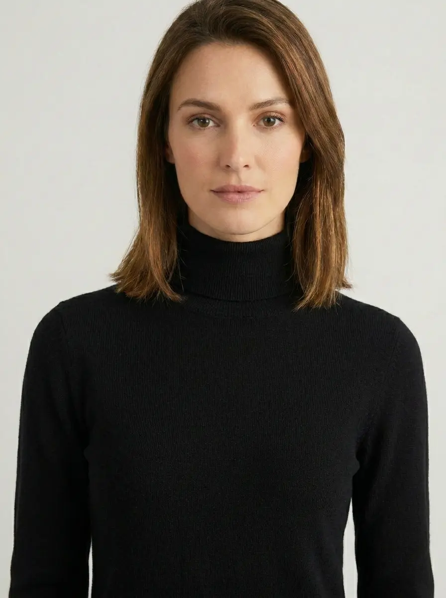 Black turtleneck